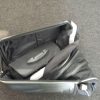 folding the golf travel bag up