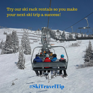 car rental ski rack