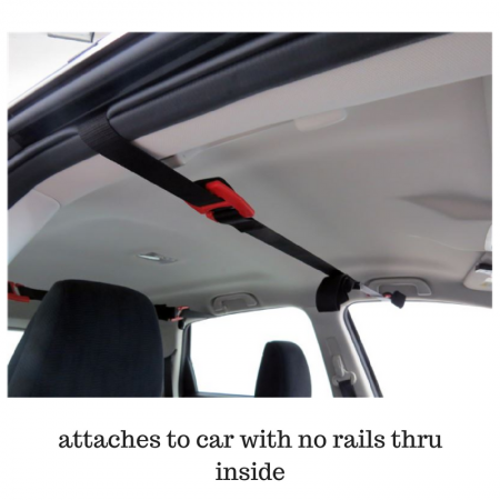 yakima attaches to side rails with no gaps