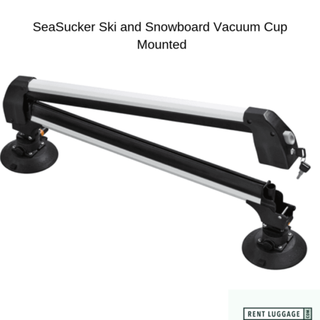 SeaSucker Ski and Snowboard Carrier - Vacuum Cup Mounted - 4 Skis or 2 Snowboards (2)